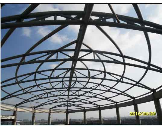 安阳中煤朔州宾馆管桁架工程